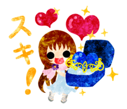 A wonderful autumn time sticker #12608706