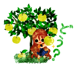 A wonderful autumn time sticker #12608709