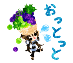 A wonderful autumn time sticker #12608713