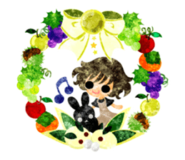 A wonderful autumn time sticker #12608717