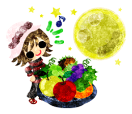 A wonderful autumn time sticker #12608720