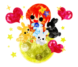 A wonderful autumn time sticker #12608722