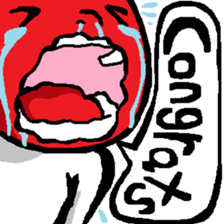 The crying man sticker #12608894