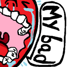 The crying man sticker #12608898