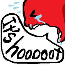 The crying man sticker #12608918