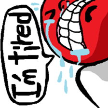 The crying man sticker #12608922