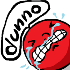 The crying man sticker #12608936