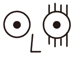 Eye to eye sticker #12608945