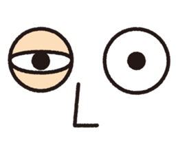 Eye to eye sticker #12608955