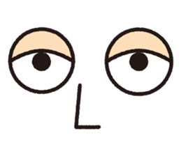 Eye to eye sticker #12608956