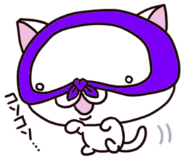 I see . he is just a cute cat. sticker #12609264