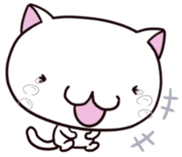 I see . he is just a cute cat. sticker #12609271