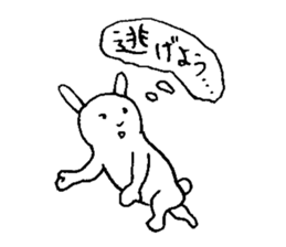 popopo rabbit sticker #12610134