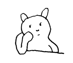 popopo rabbit sticker #12610138