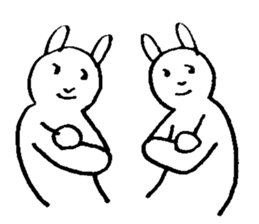 popopo rabbit sticker #12610158
