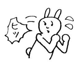 popopo rabbit sticker #12610166