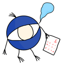 Hito-kun and Alien sticker #12610221