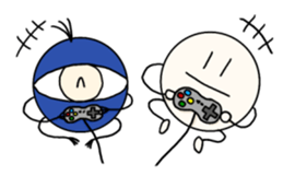 Hito-kun and Alien sticker #12610234