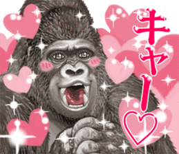 Gorilla lover sticker #12610454