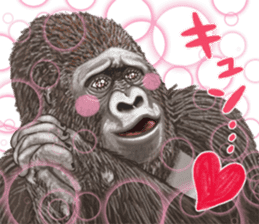 Gorilla lover sticker #12610457