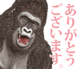 Gorilla lover sticker #12610482