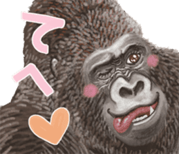 Gorilla lover sticker #12610486