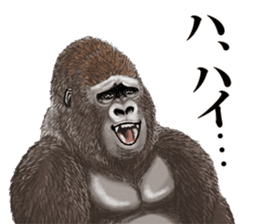 Gorilla lover sticker #12610490