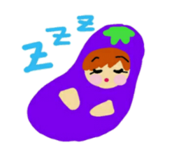 Costume of vegetables sticker #12610976