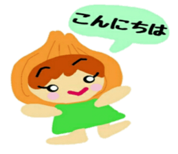 Costume of vegetables sticker #12610978