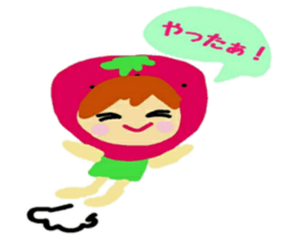 Costume of vegetables sticker #12610983
