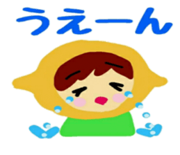 Costume of vegetables sticker #12610986