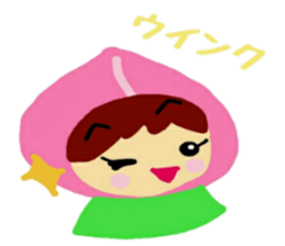 Costume of vegetables sticker #12610987