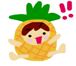 Costume of vegetables sticker #12610989
