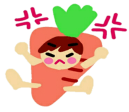 Costume of vegetables sticker #12610990