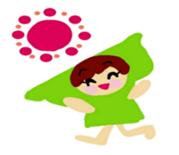 Costume of vegetables sticker #12610996