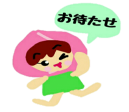 Costume of vegetables sticker #12610999