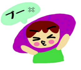 Costume of vegetables sticker #12611005