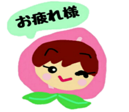 Costume of vegetables sticker #12611012