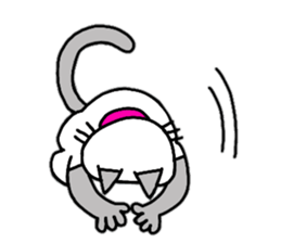 Cute Siamese cat stamp 3 sticker #12611296