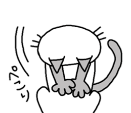 Cute Siamese cat stamp 3 sticker #12611297