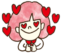 Bobbed a girl sometimes a cat sticker #12611357