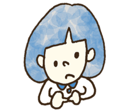 Bobbed a girl sometimes a cat sticker #12611365