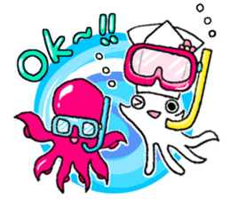 summer vacation of ikame chan sticker #12611615