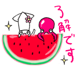summer vacation of ikame chan sticker #12611616