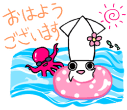 summer vacation of ikame chan sticker #12611622