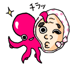 summer vacation of ikame chan sticker #12611644