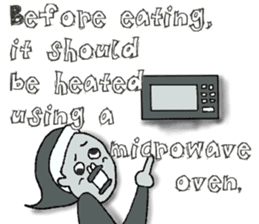 Negative Face2 -English version- sticker #12612178