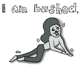 Negative Face2 -English version- sticker #12612187