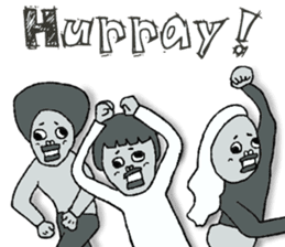 Negative Face2 -English version- sticker #12612206