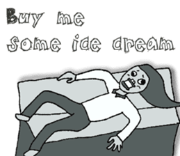 Negative Face2 -English version- sticker #12612212